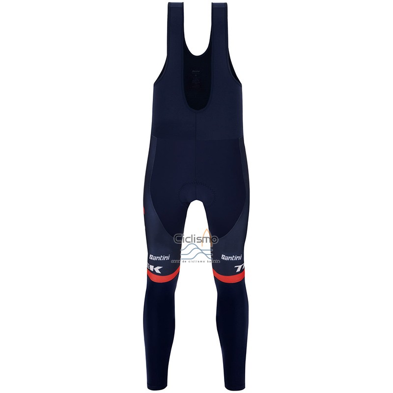 Trek Segafrojoo Ropa Ciclismo Culotte Largo 2023 Hombre Mangas Largas Blanco